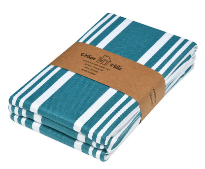 Microplastic-Free Kitchen: Urban Villa Cotton Dish Towels 6-Pack Non-Toxic
