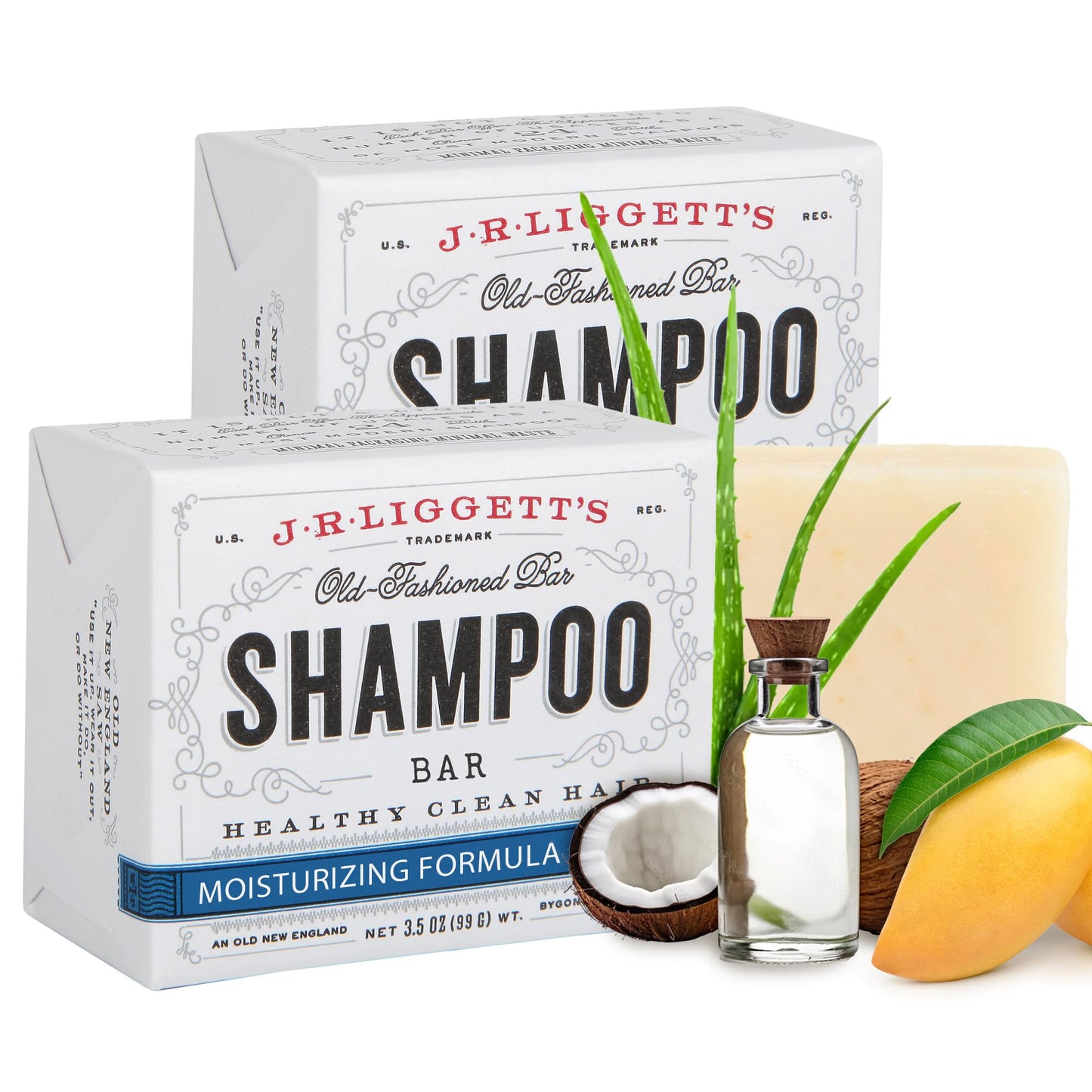 Plastic-Free, Sulfate-Free Shampoo Bar 3-Pack, Vegan – J.R. Liggett's