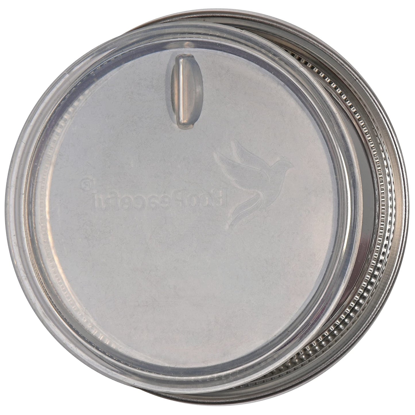 Plastic-Free 316 Stainless Steel Mason Jar Lids, 12-Pack – Regular Mouth