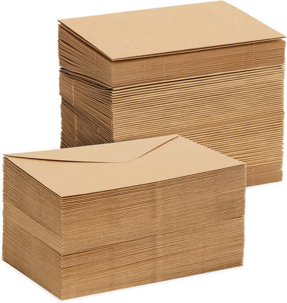 The True Shift Stationery: Blank Kraft Cards for Effortless Customization and Zero Plastic Waste