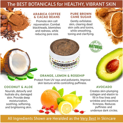 Microplastic-Free Matcha Sugar Face Scrub, Vegan – Lily Sado