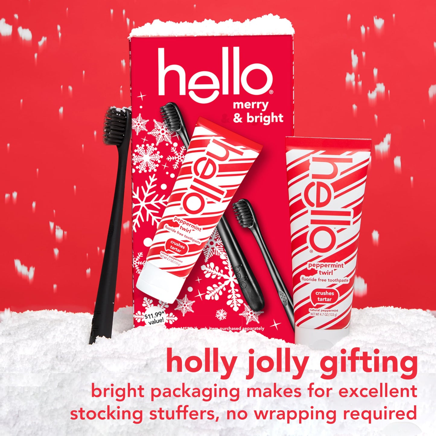 Fluoride-Free Toothpaste, Vegan & SLS-Free – Hello