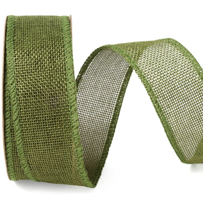 Natural Burlap Wired Ribbon: The Zero-Waste Christmas Accessory That Replaces Synthetic Plastic