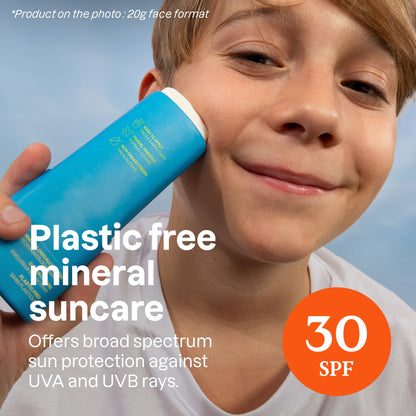 Plastic-Free Mineral Sunscreen Stick SPF 30, EWG Verified & Vegan – Attitude