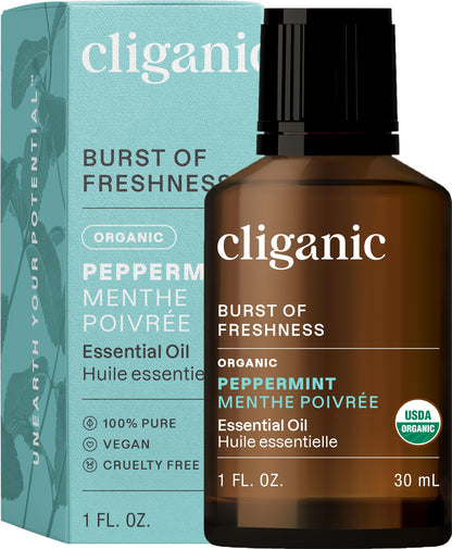 Cliganic USDA Organic Lemon Tea Tree Oil: 100% Pure & Natural