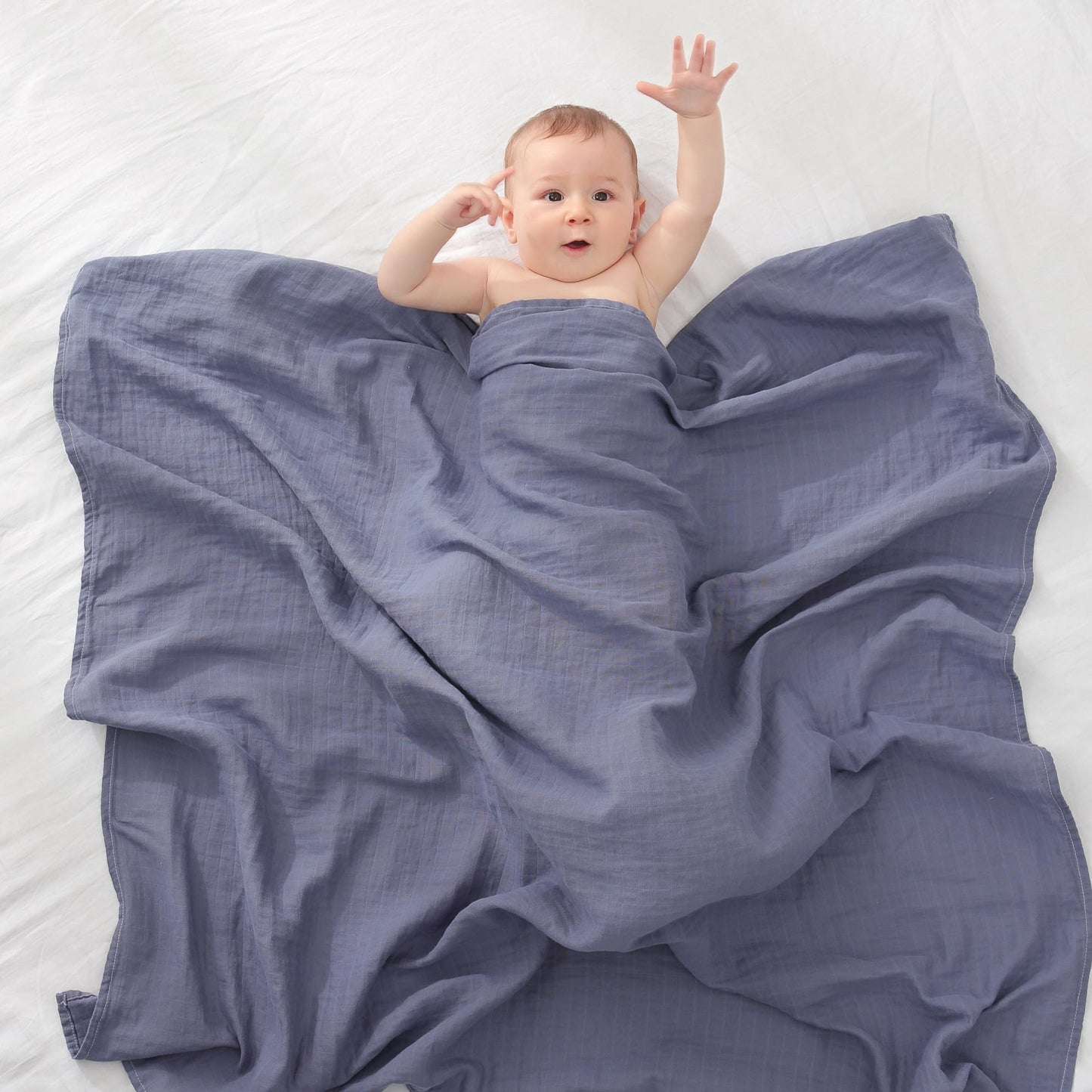 POMISO Muslin Swaddle Pack: 100% Pure Cotton Comfort