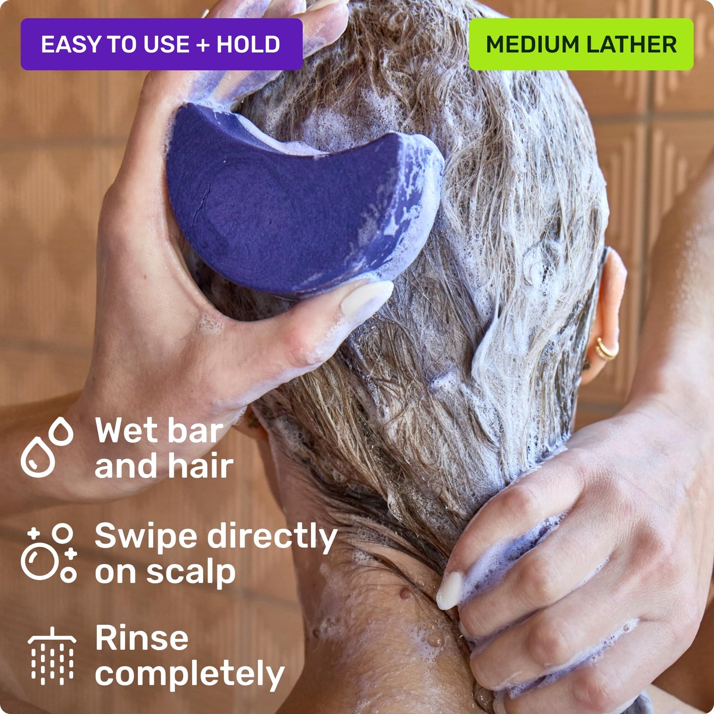 Plastic-Free Curl-Defining Shampoo Bar, pH-Balanced & Vegan – Ethique