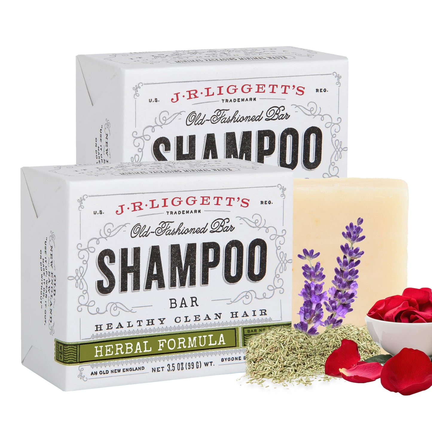 Plastic-Free, Sulfate-Free Shampoo Bar 3-Pack, Vegan – J.R. Liggett's