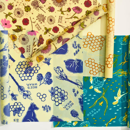 Plastic-Free Vegan Reusable Food Wrap Roll – Bee's Wrap