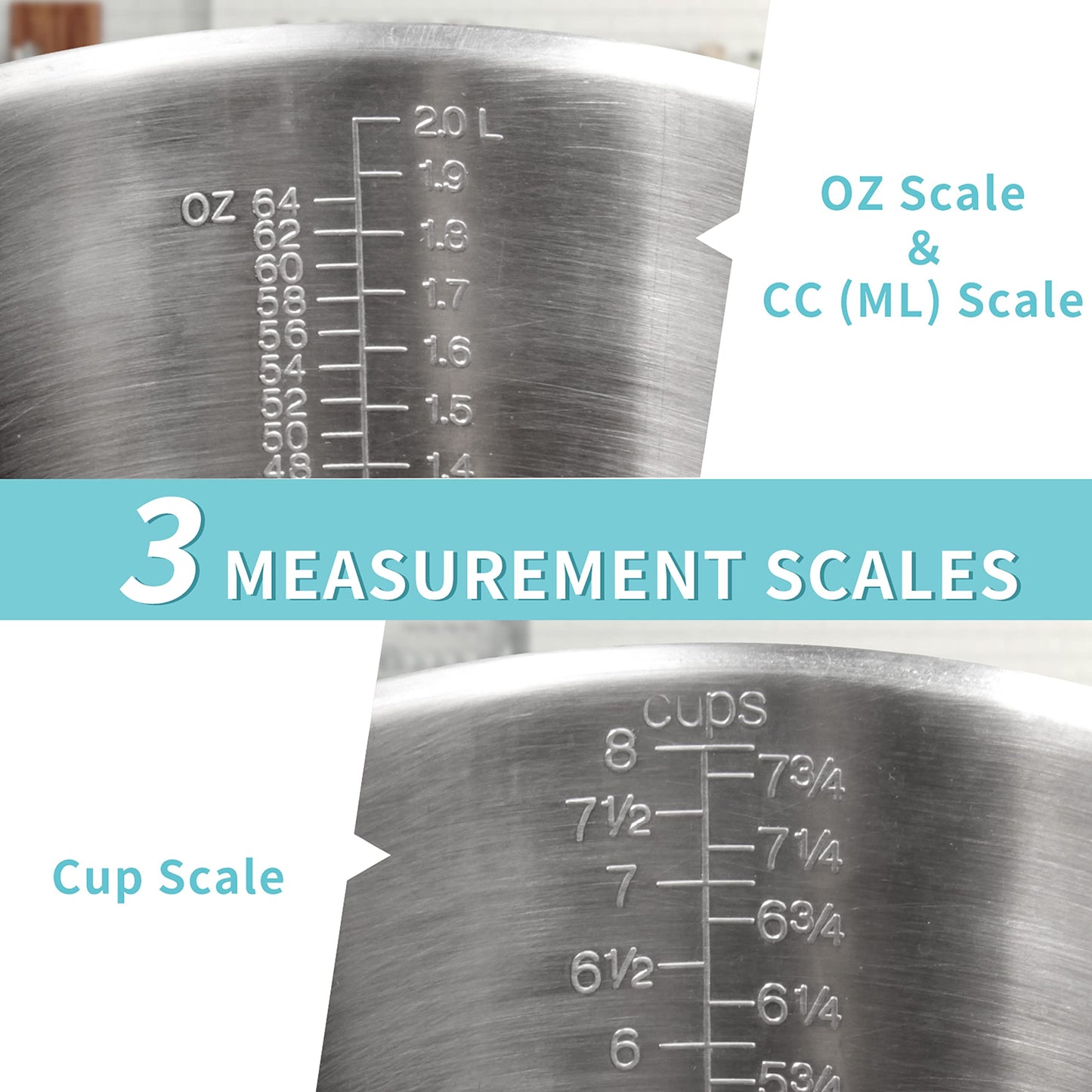 Microplastic-Free 304 Stainless Steel Measuring Cup – Newness