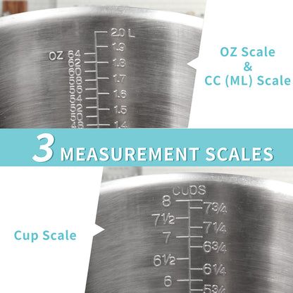Microplastic-Free 304 Stainless Steel Measuring Cup – Newness