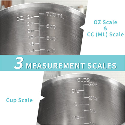 Microplastic-Free 304 Stainless Steel Measuring Cup – Newness