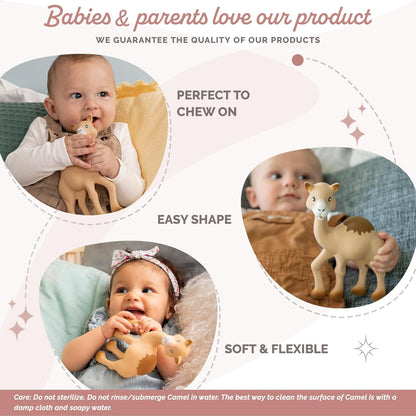 Al'Thir The Camel: Original 100% Natural Rubber Teether
