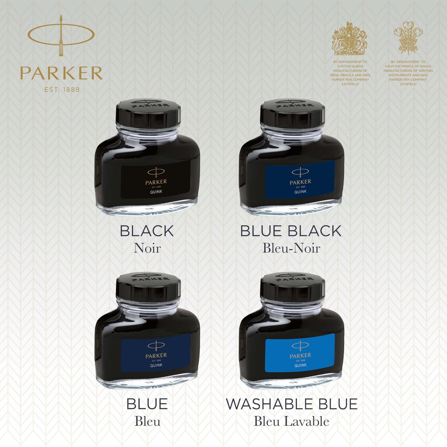 Sustainable Gift Wrap: Parker Quink Ink Bottle Fountain Pen Refill Non-Toxic