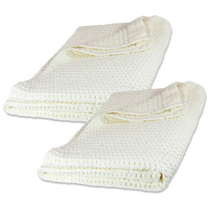 Gilden Tree Bathroom Mat: 100% Absorbent Cotton Waffle Weave