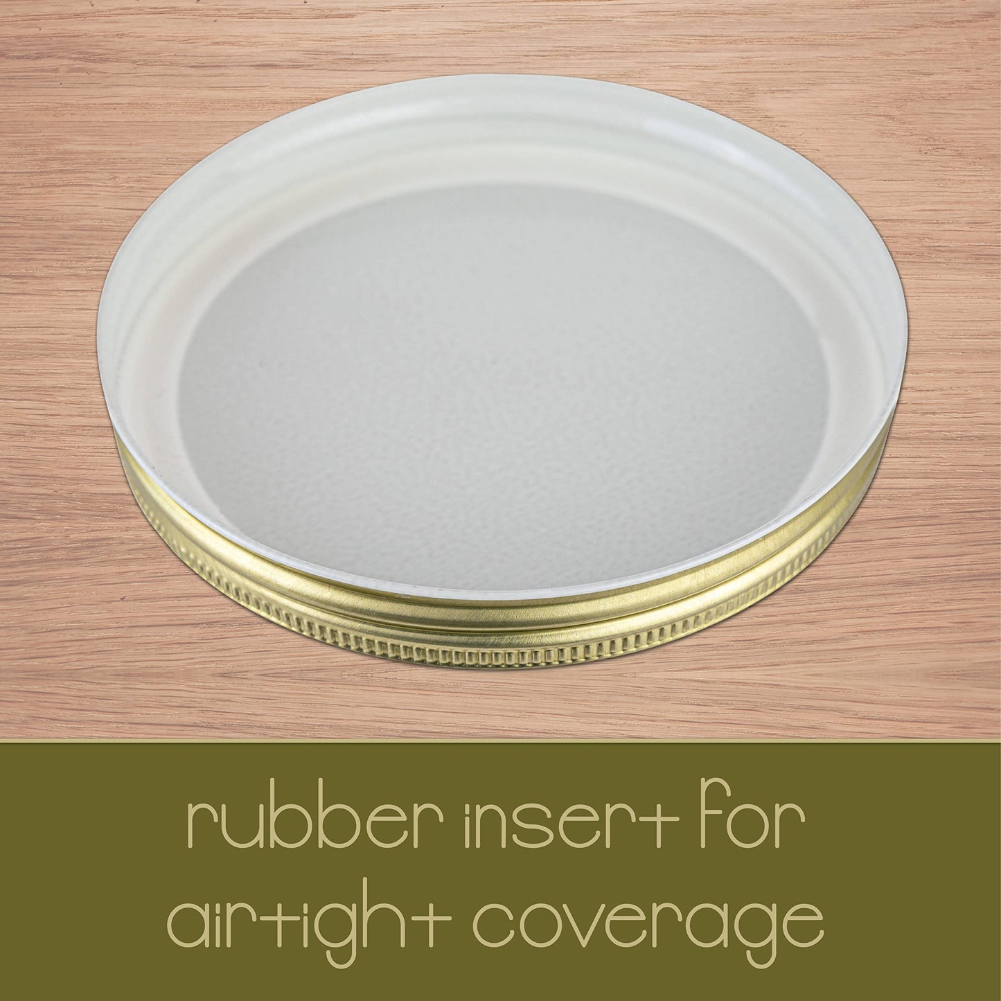 1-Gallon Glass Mason Jars with Airtight Metal Lids, 2-Pack - Kitchentoolz