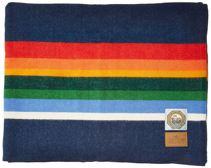 Pendleton National Park 100% Wool Blanket: Iconic Yellowstone Stripes