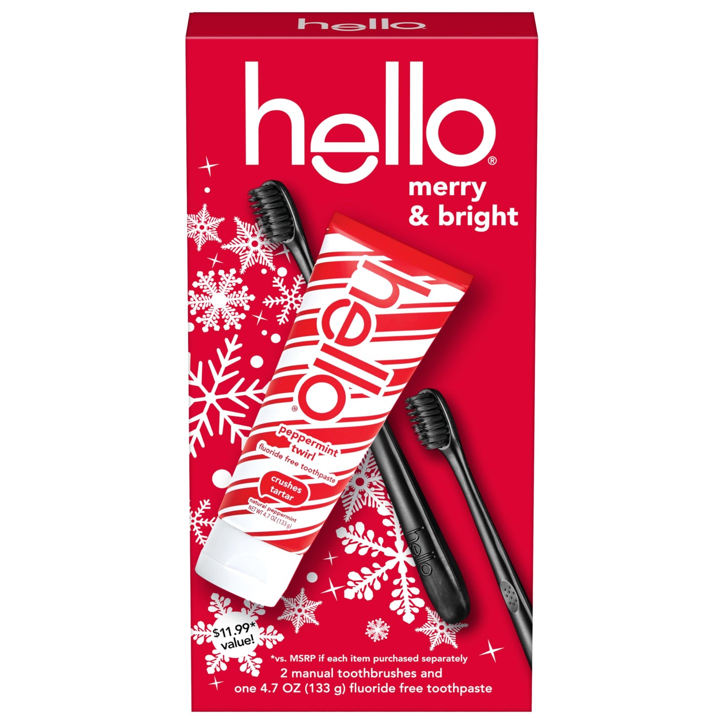 Fluoride-Free Toothpaste, Vegan & SLS-Free – Hello