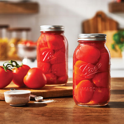 Quilted Glass Jelly Jars, 8 oz, BPA-Free, 12-Count - Ball
