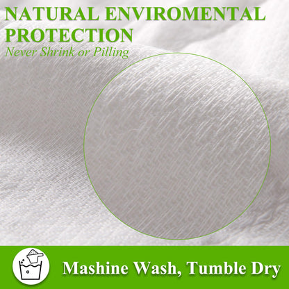 Fasoar Cotton Prefold Cloth Diapers: 100% Unbleached Purity