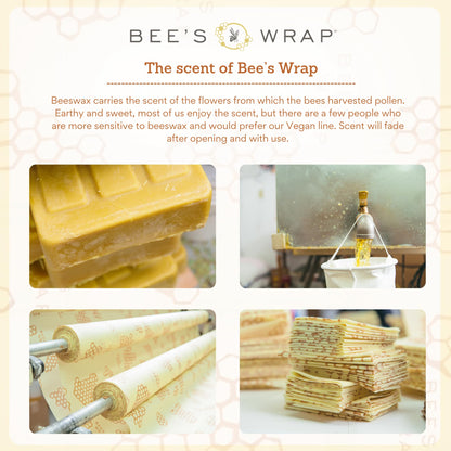 Plastic-Free Vegan Reusable Food Wrap Roll – Bee's Wrap