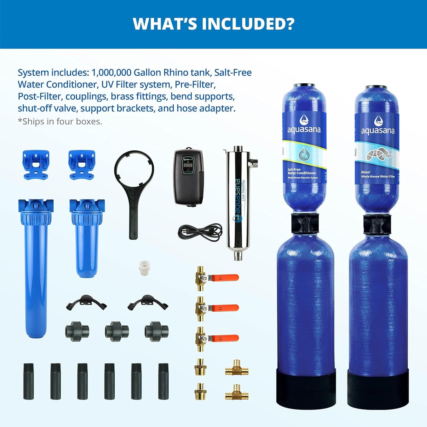 Whole-House Water Filter, Chlorine & UV, 10-Year – Aquasana Rhino