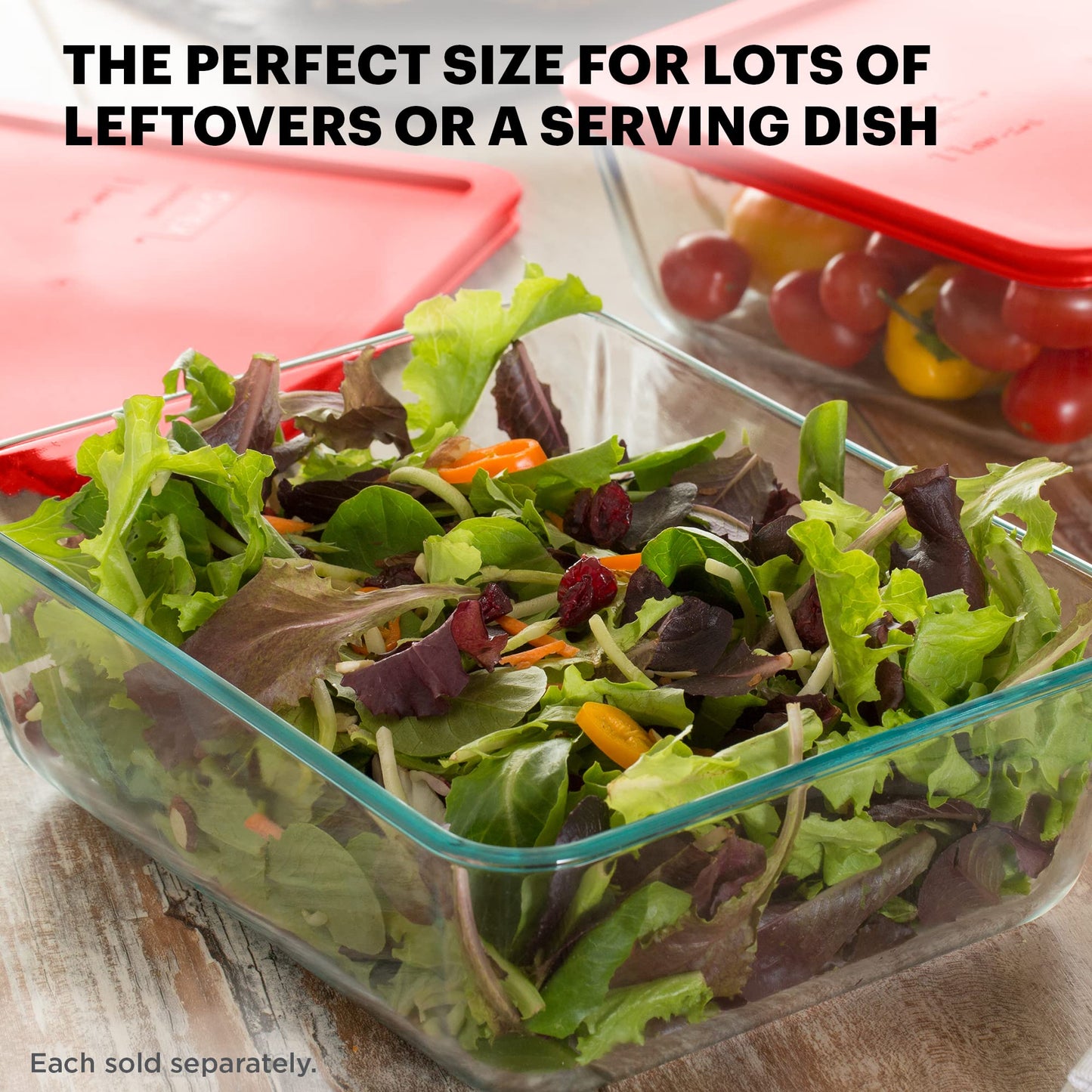 Pyrex Simply Store 11-Cup Glass Food Storage Container