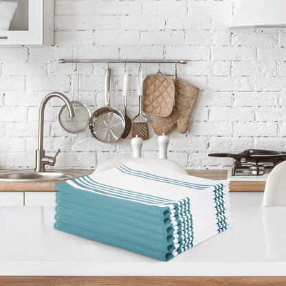 Microplastic-Free Kitchen: Urban Villa Cotton Dish Towels 6-Pack Non-Toxic