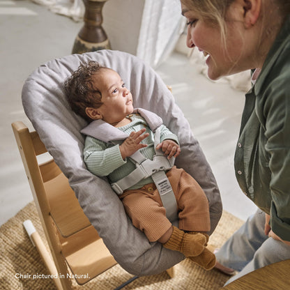 Stokke Tripp Trapp Solid Beechwood Chair with Newborn Set Bundle