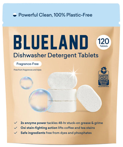 Blueland 100% Plastic-Free Dishwasher Detergent Tablets (36 Count)