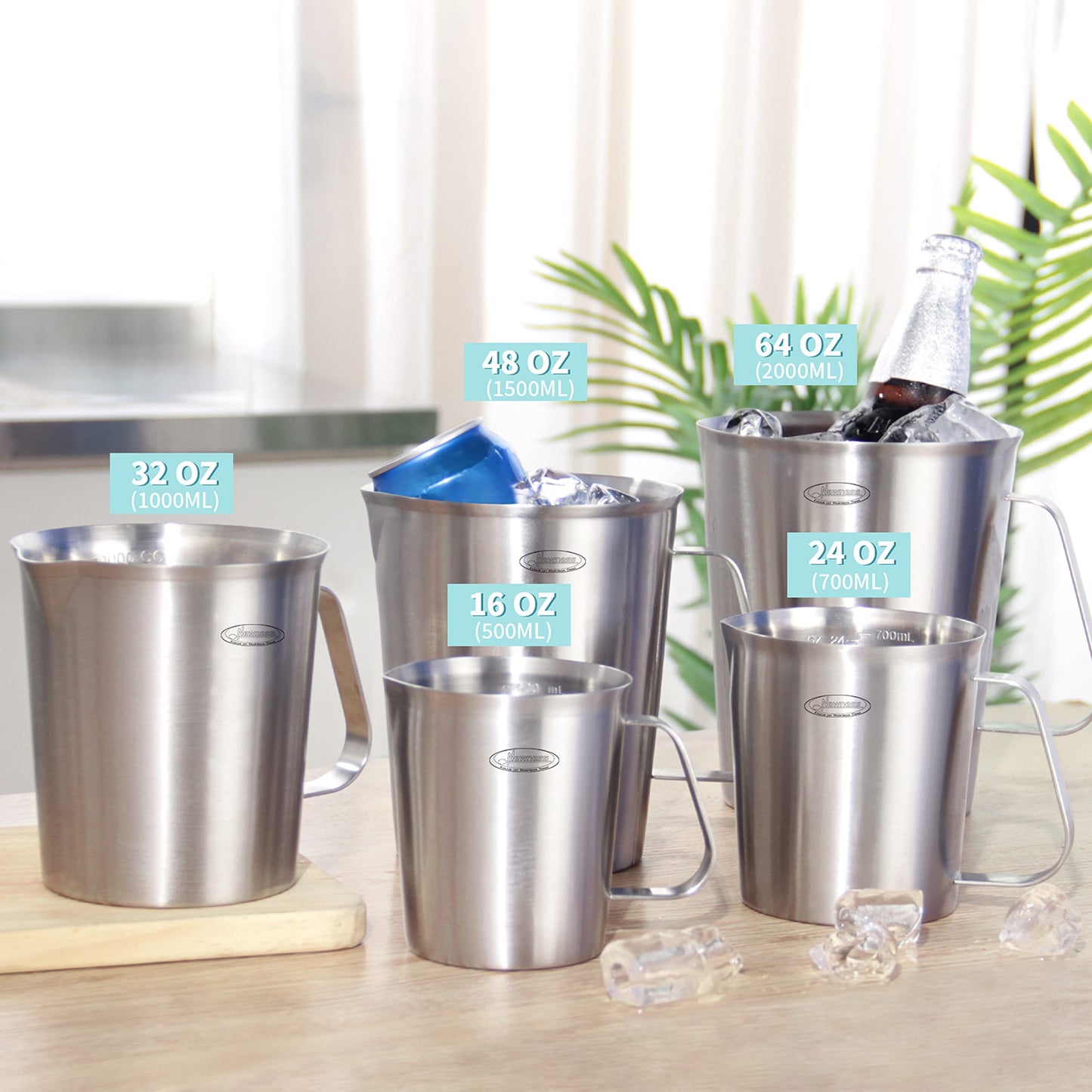 Microplastic-Free 304 Stainless Steel Measuring Cup – Newness