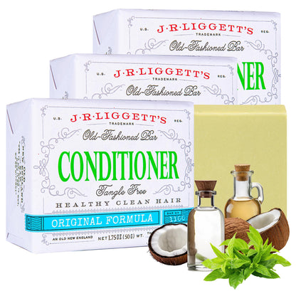 Plastic-Free, Sulfate-Free Shampoo Bar 3-Pack, Vegan – J.R. Liggett's