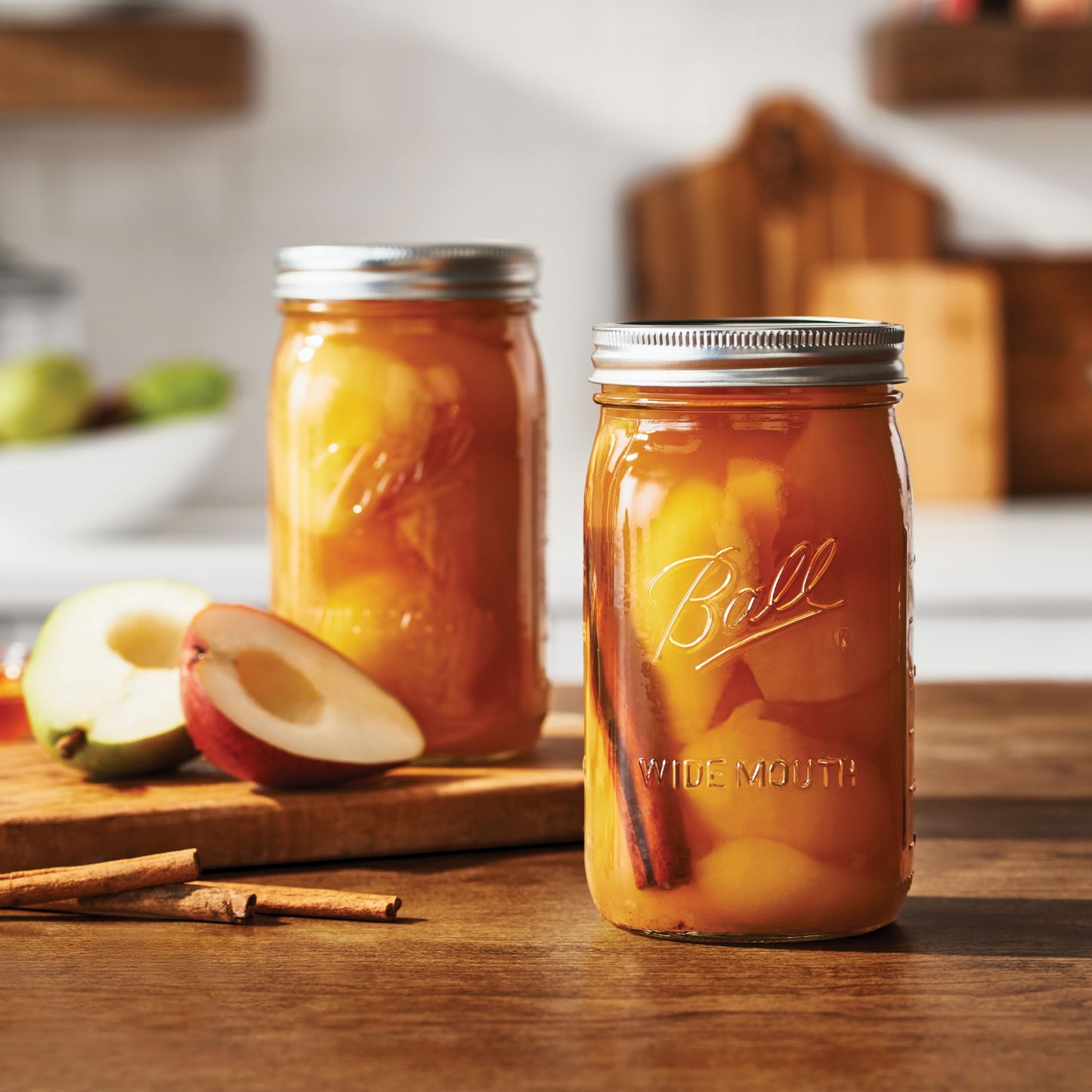 Quilted Glass Jelly Jars, 8 oz, BPA-Free, 12-Count - Ball