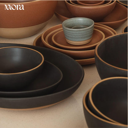 Lead-Free Ceramic Bowls, Lab-Tested – Mora (Set of 4, 28oz)