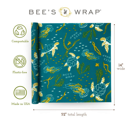 Plastic-Free Vegan Reusable Food Wrap Roll – Bee's Wrap