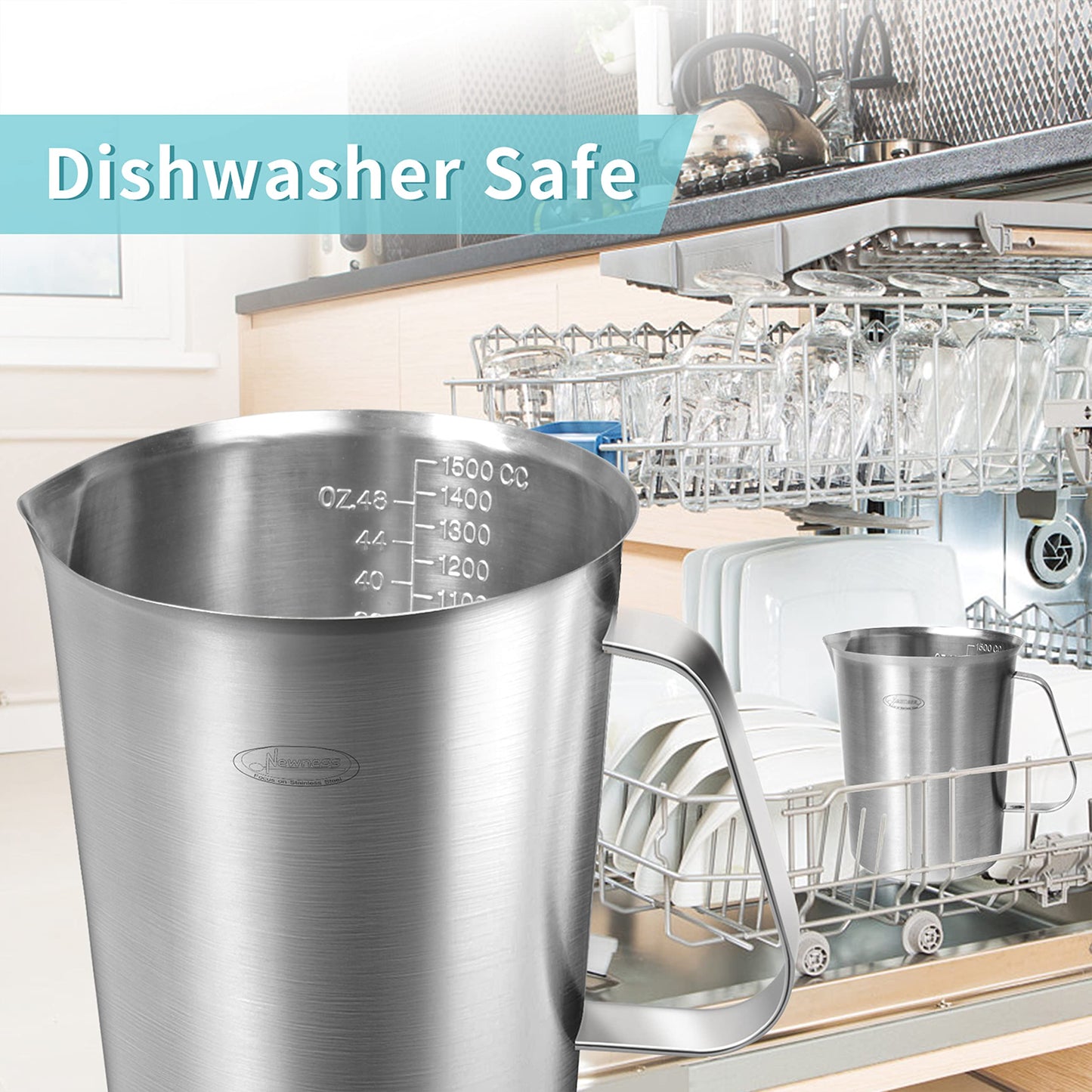 Microplastic-Free 304 Stainless Steel Measuring Cup – Newness
