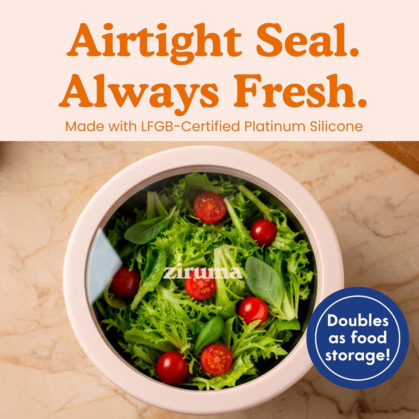Non-Toxic Stainless Steel Mixing Bowls with Glass Lids, Plastic-Free – Ziruma
