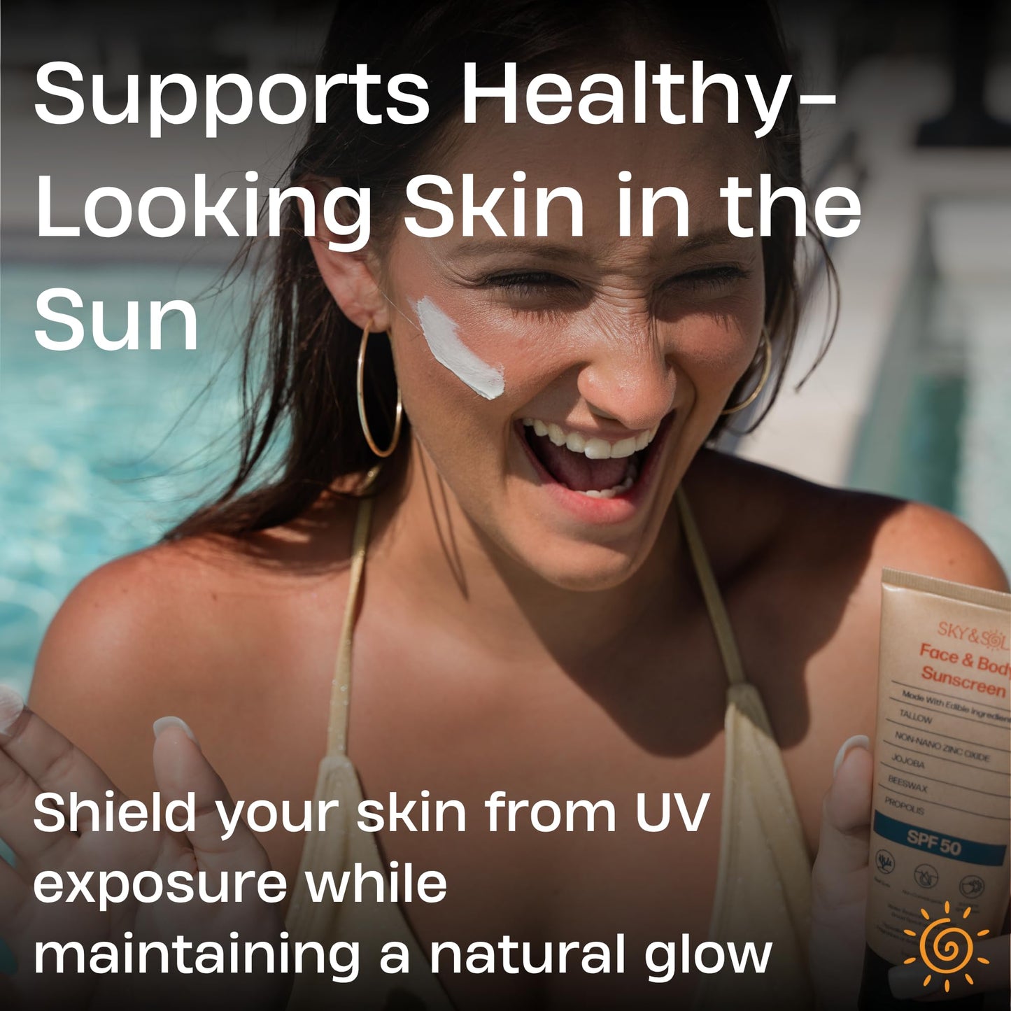 Mineral Sunscreen SPF 30, Non-Nano Zinc & Tallow, Fragrance-Free – Sky & Sol