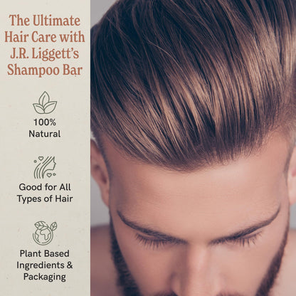 Plastic-Free, Sulfate-Free Shampoo Bar 3-Pack, Vegan – J.R. Liggett's