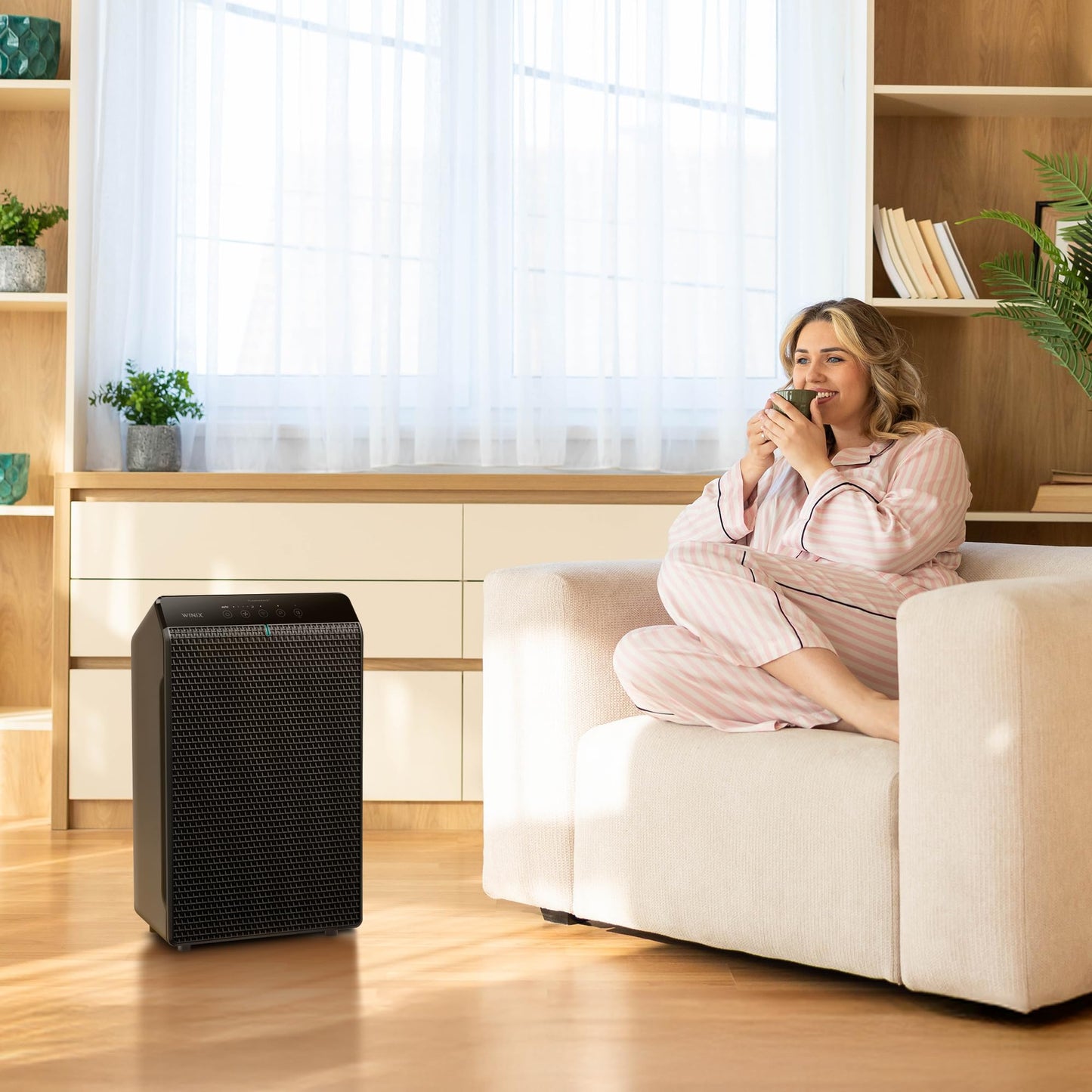 HEPA Air Purifier for Small Rooms – WINIX 5520 (Wi-Fi, True HEPA)