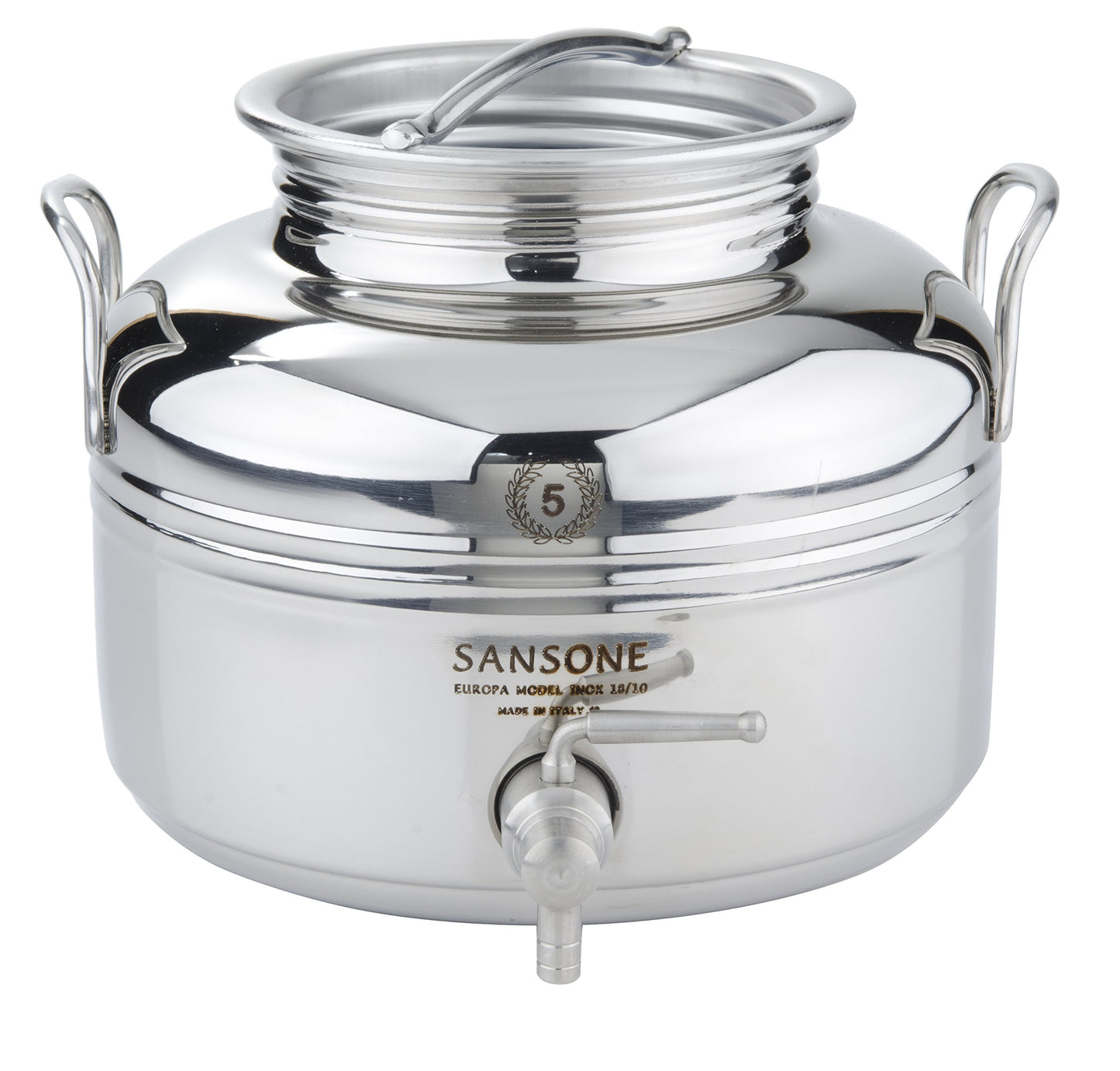 Plastic-Free Stainless Steel Water Dispenser, 100L – Sansone Fusti