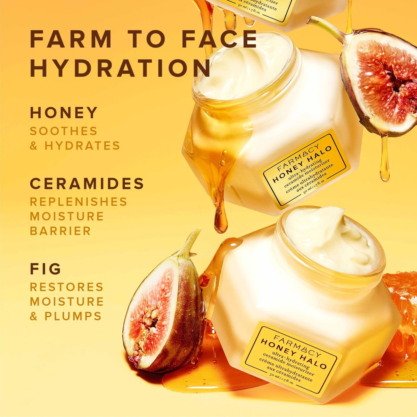 Fragrance-Free Ceramide Face Moisturizer, Phthalate-Free – Farmacy Honey Halo