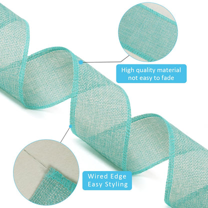 Natural Burlap Wired Ribbon: The Zero-Waste Christmas Accessory That Replaces Synthetic Plastic