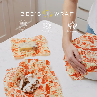 Plastic-Free Vegan Reusable Food Wrap Roll – Bee's Wrap