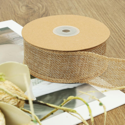Natural Burlap Wired Ribbon: The Zero-Waste Christmas Accessory That Replaces Synthetic Plastic