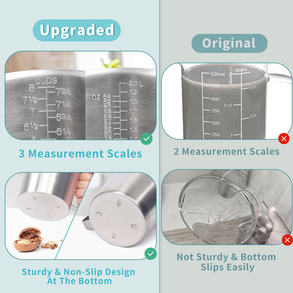 Microplastic-Free 304 Stainless Steel Measuring Cup – Newness