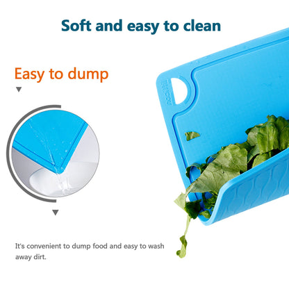 Non-Toxic Food-Grade Silicone Cutting Board Set, 3-Piece – Liflicon