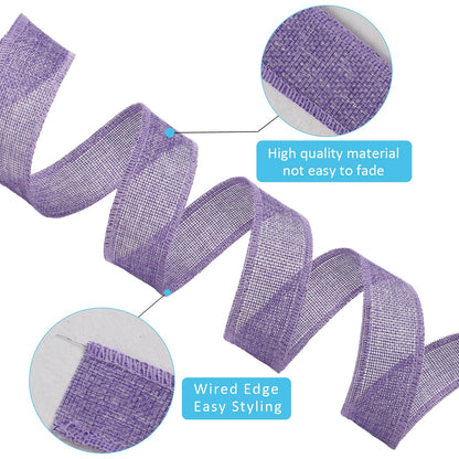 Natural Burlap Wired Ribbon: The Zero-Waste Christmas Accessory That Replaces Synthetic Plastic