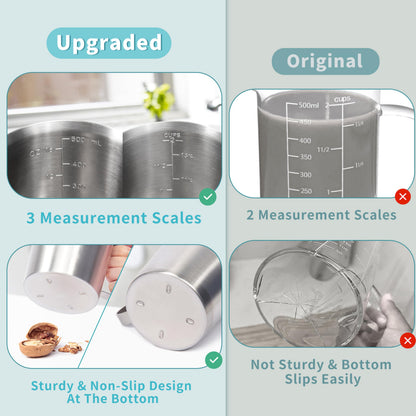 Microplastic-Free 304 Stainless Steel Measuring Cup – Newness