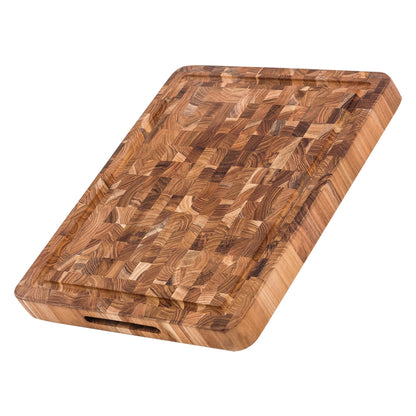 Non-Toxic Teak End-Grain Cutting Board, FSC-Certified – Teakhaus